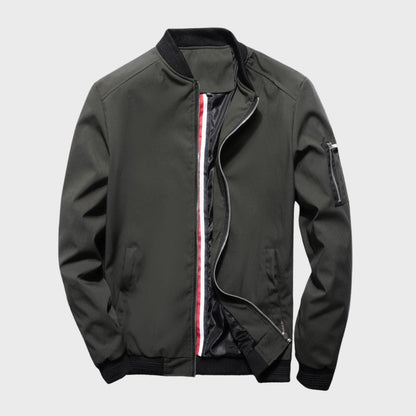Men's Lightweight Zip-Up Bomber Jacket