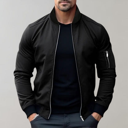 Men's Lightweight Zip-Up Bomber Jacket