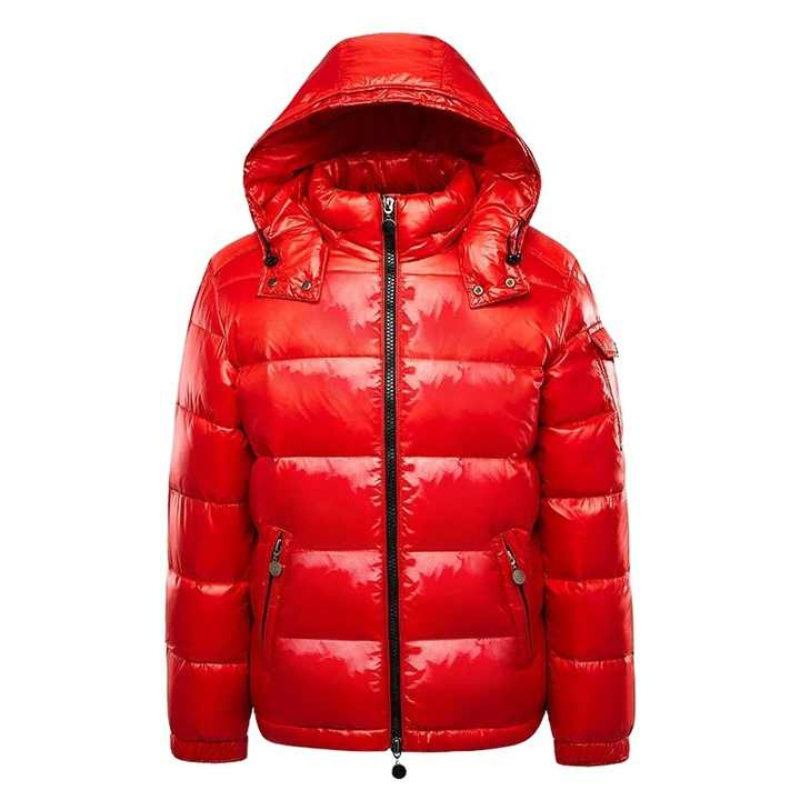 Men's Lightweight Insulated Puffer Jacket with Hood