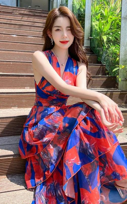 Elegant Long Lyric Dress: Comfort & Style