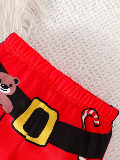 Baby Christmas Outfit – Long Sleeve Top and Pants Set