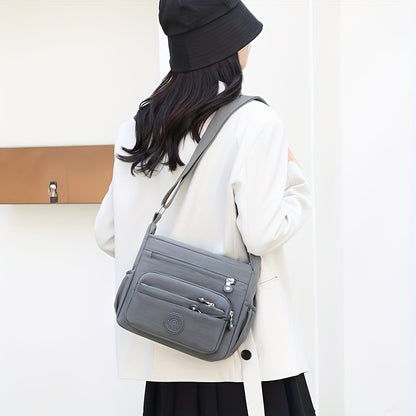 Women’s Multi-Pocket Crossbody Bag with Adjustable Strap