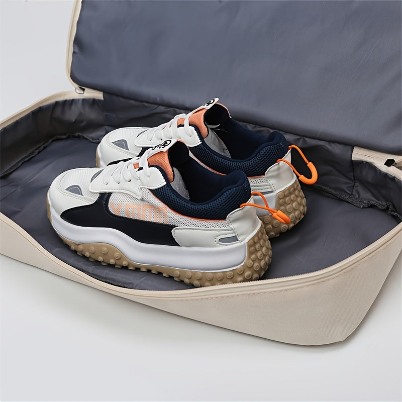 Multi-Pocket Casual Nylon Travel Tote Bag