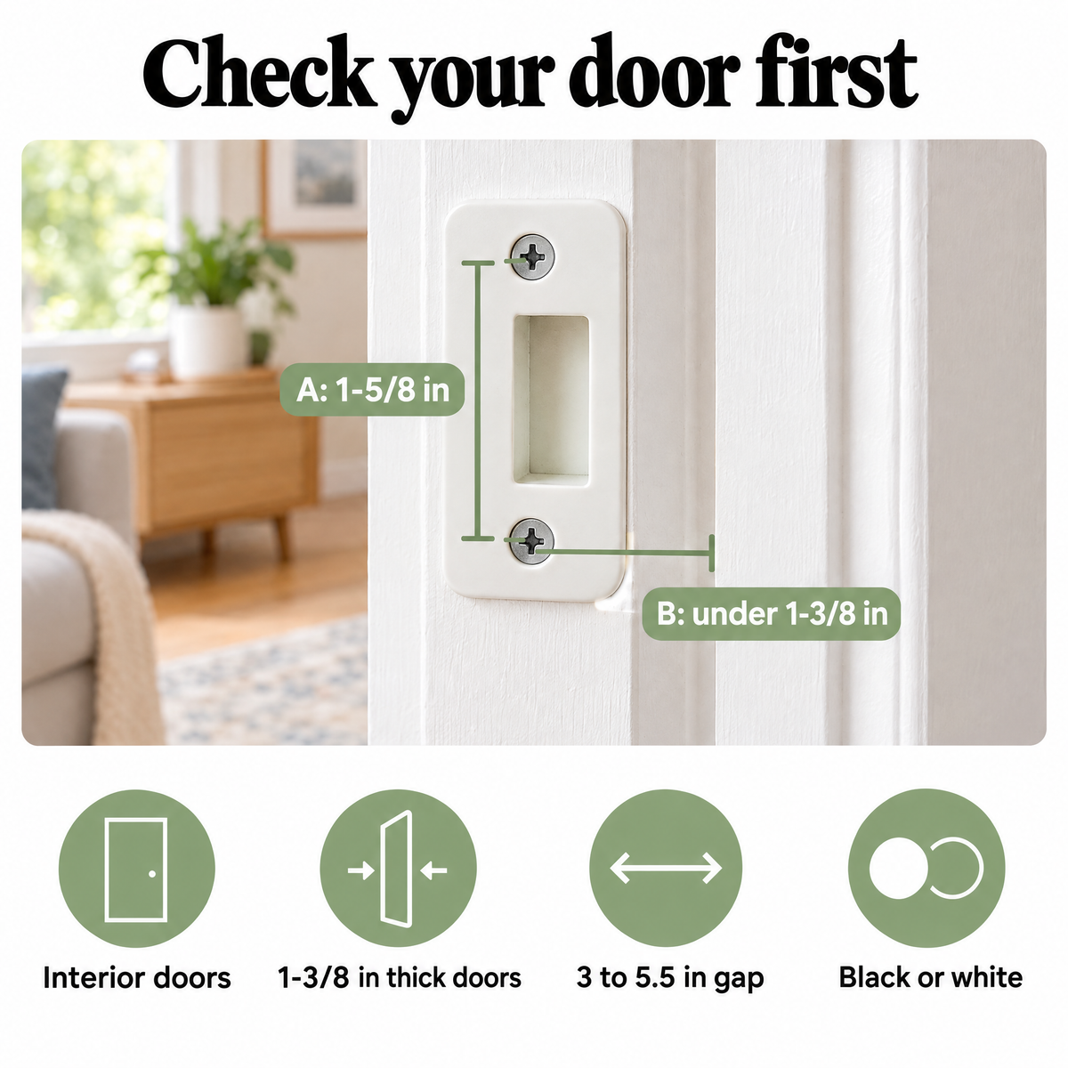 Cat door prop – check your door first