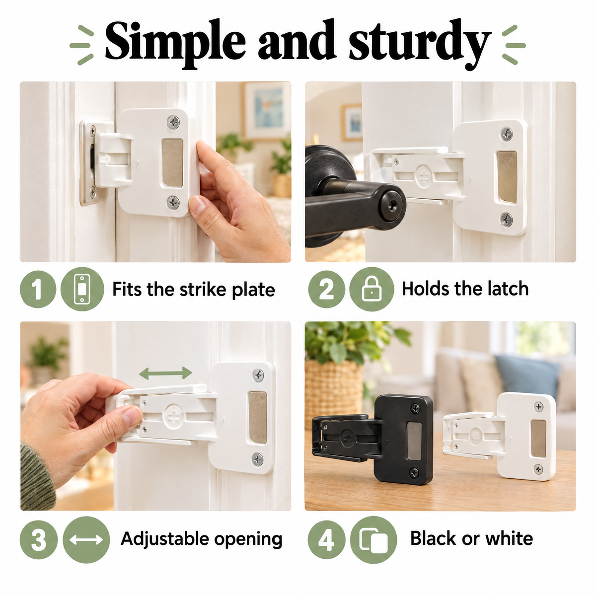 Cat door prop – simple and sturdy