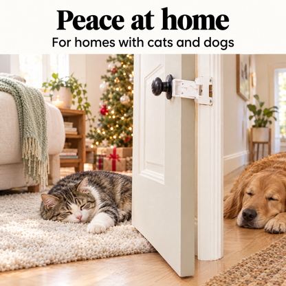 Cat door prop – peace at home