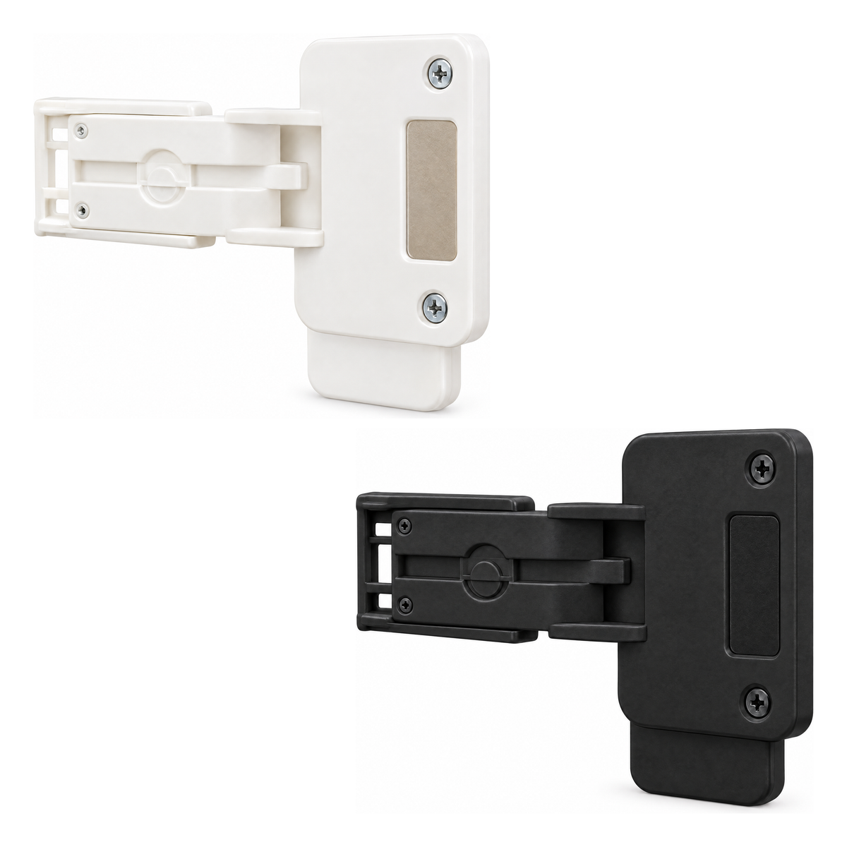 Cat door prop 2 pack, white and black
