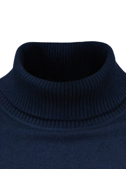 Men's Slim-Fit Knit Turtleneck Sweater
