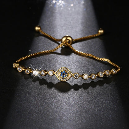 Twilight Spark Evil Eye Charm Bracelet