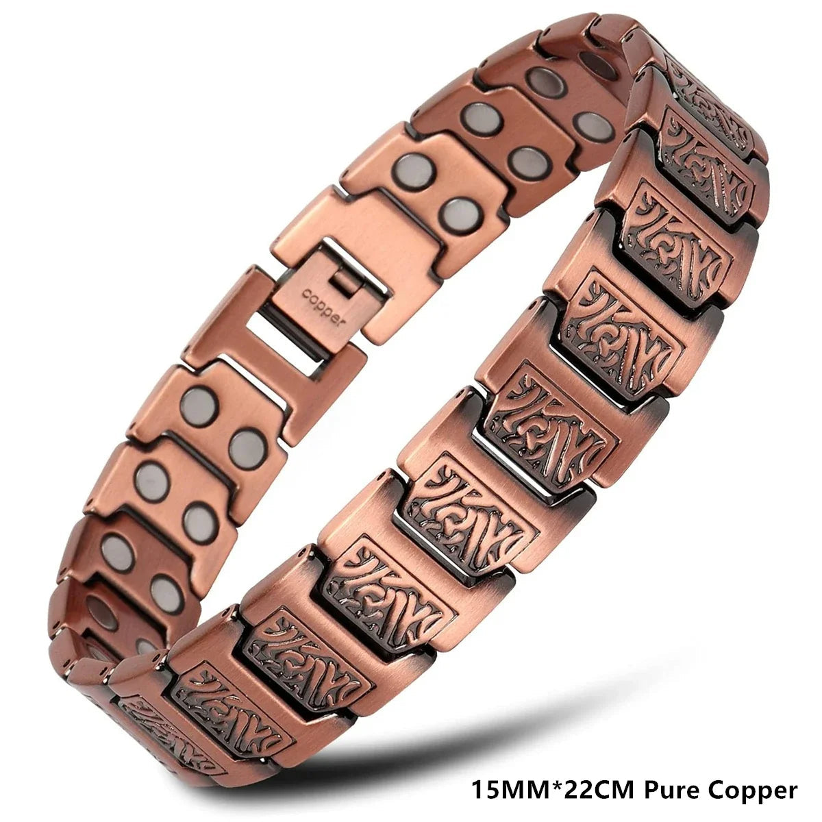 Vintage Magnetic Copper Bracelet for Men