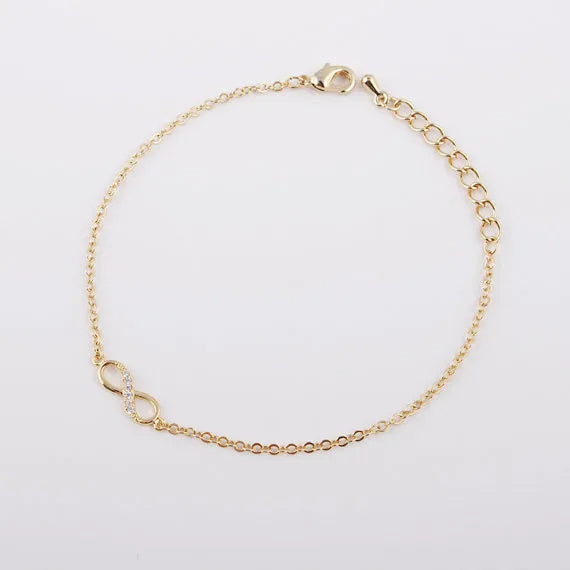 Bohemian Chic Infinity Chain Bracelet