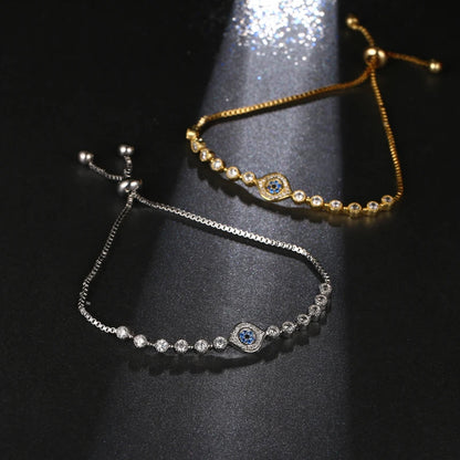 Twilight Spark Evil Eye Charm Bracelet