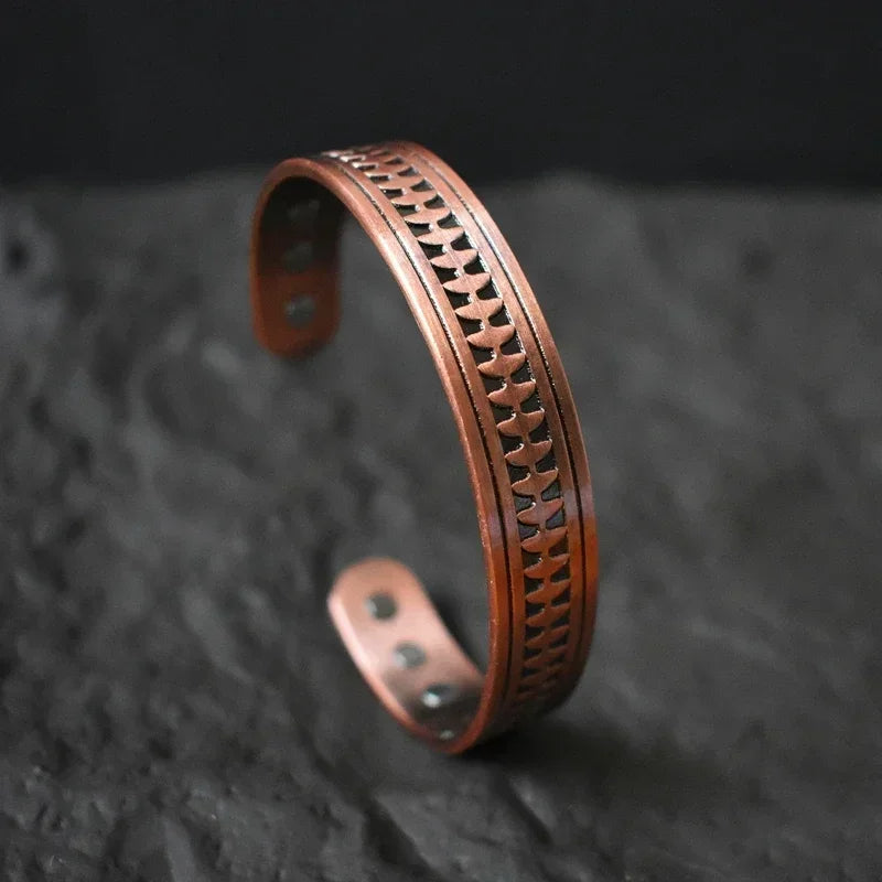 Neodymium Magnets Copper Bracelets for Men