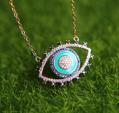 Authentic Turkish Evil Eye Pendant Necklace