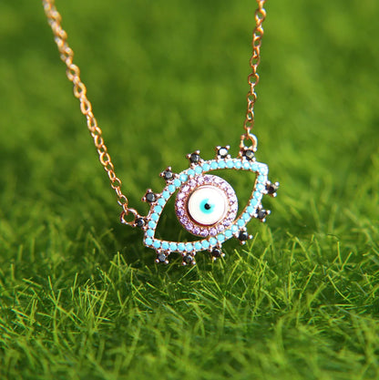 Authentic Turkish Evil Eye Pendant Necklace