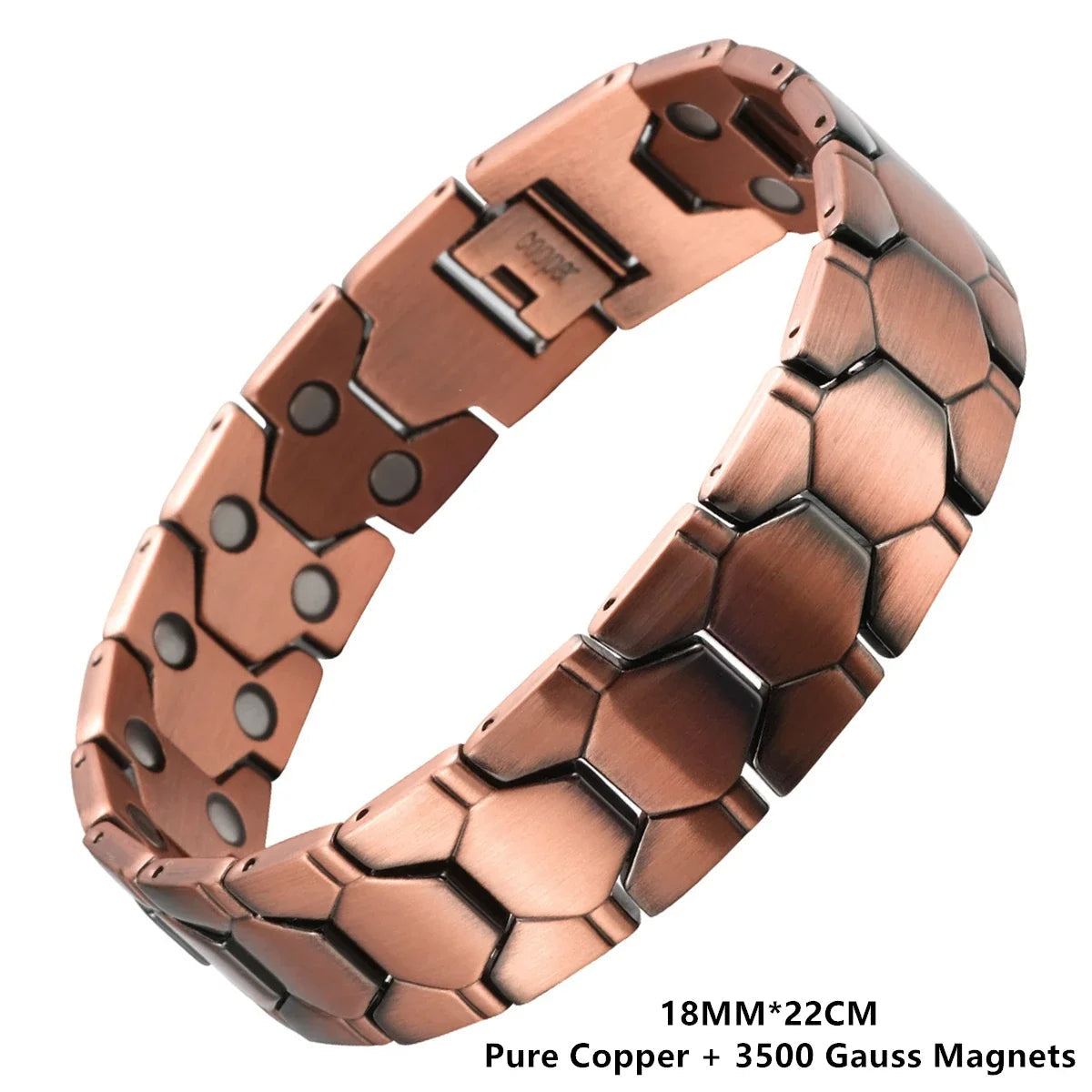 Vintage Magnetic Copper Bracelet for Men