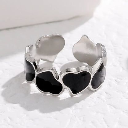 Bohemia Heart Stainless Steel Ring