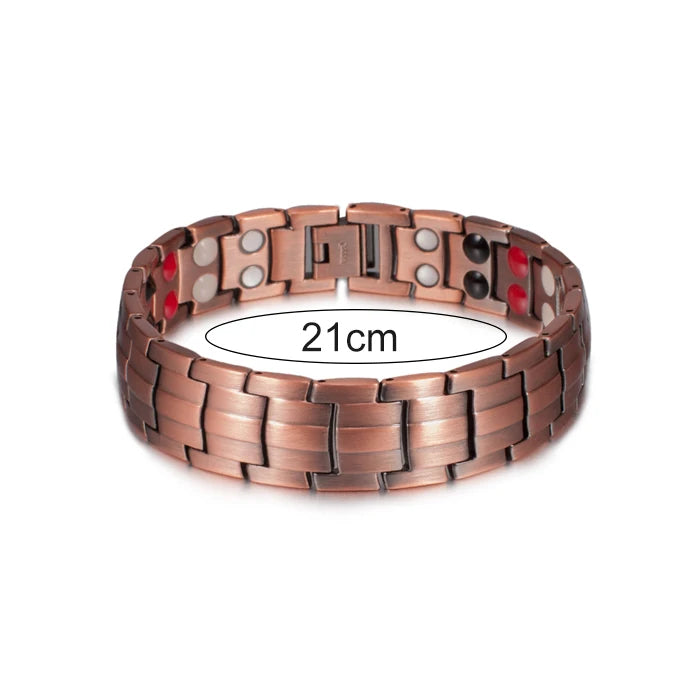 Copper Vintage Chain Link Bracelets for Men