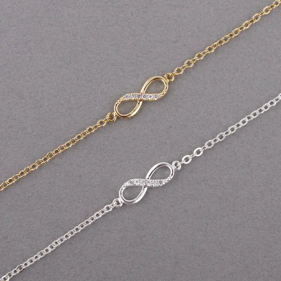 Bohemian Chic Infinity Chain Bracelet