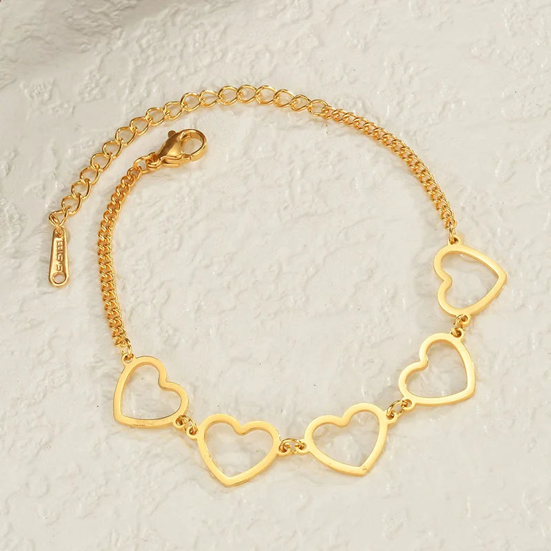 Romantic Bohemia Love Heart Bracelet