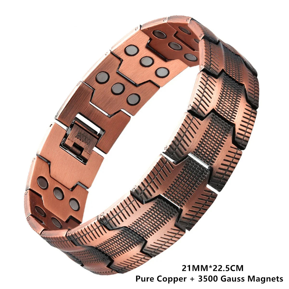 Vintage Magnetic Copper Bracelet for Men