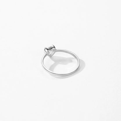 Minimalist Romantic Hearts Zirconia Ring