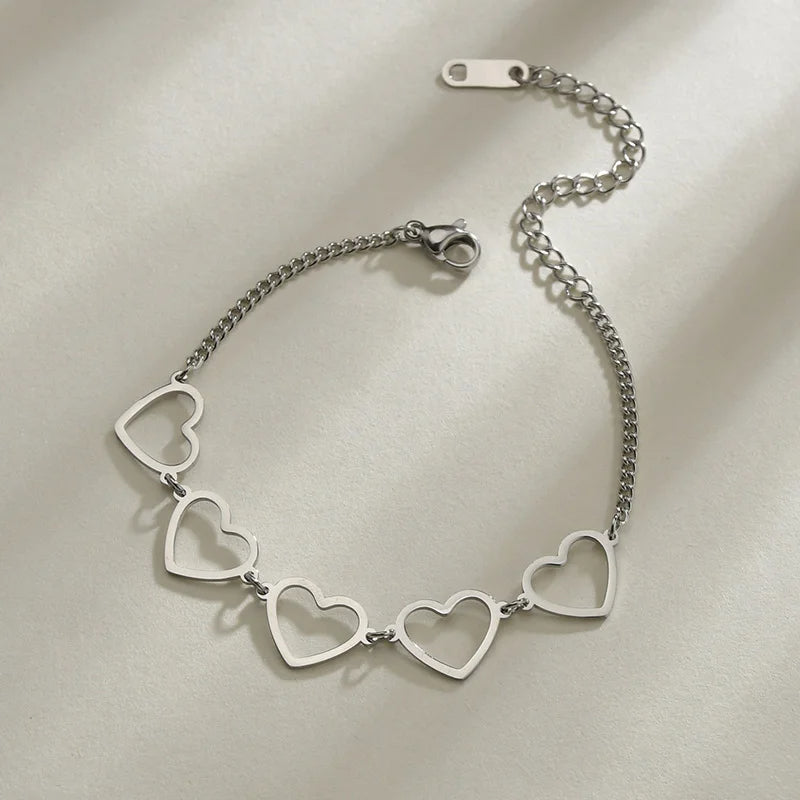 Romantic Bohemia Love Heart Bracelet