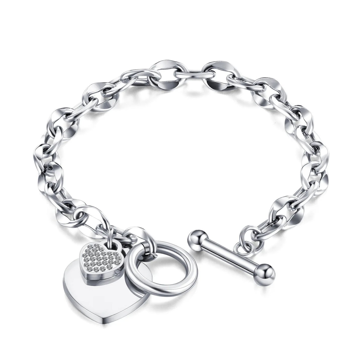 Eternal Link Heart Bracelet