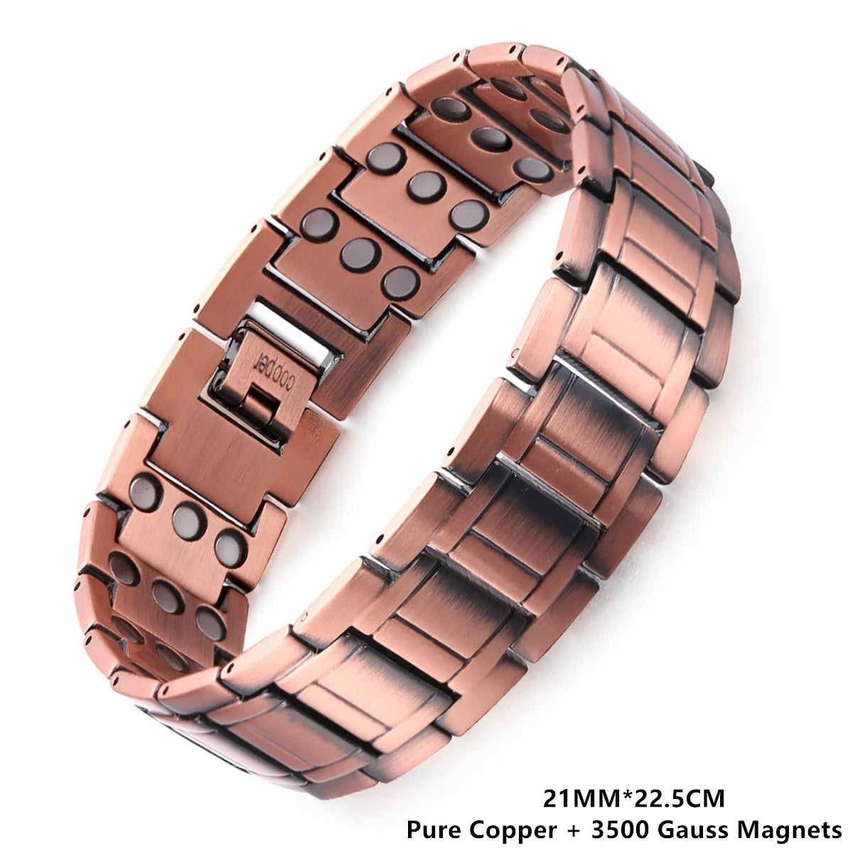 Vintage Magnetic Copper Bracelet for Men