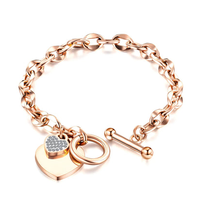 Eternal Link Heart Bracelet