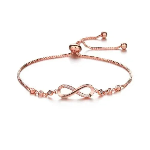 Twinkling Love Infinity Chain Bracelet