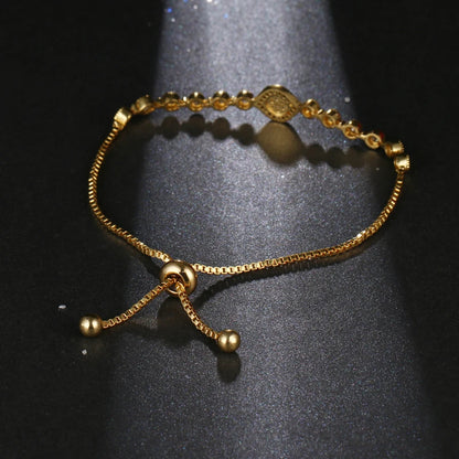 Twilight Spark Evil Eye Charm Bracelet