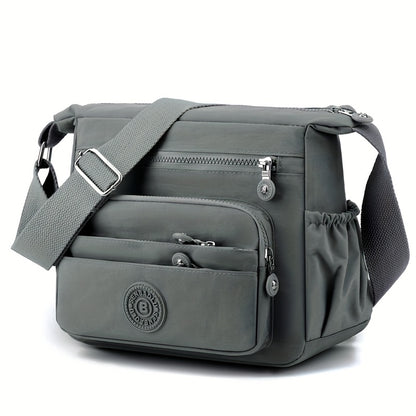 Women’s Multi-Pocket Crossbody Bag with Adjustable Strap