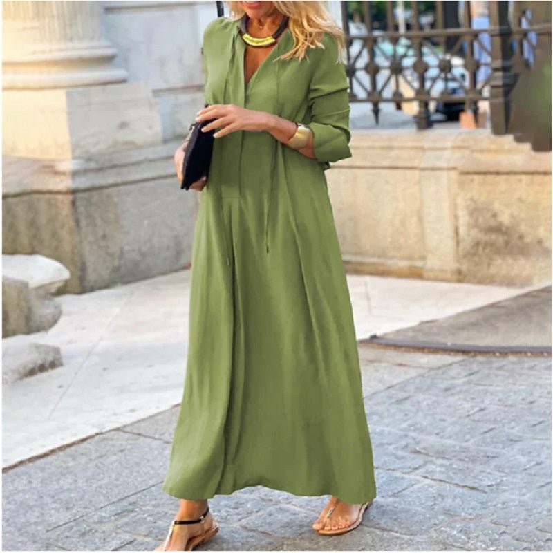 Timeless Long Dress: Elegant & Versatile