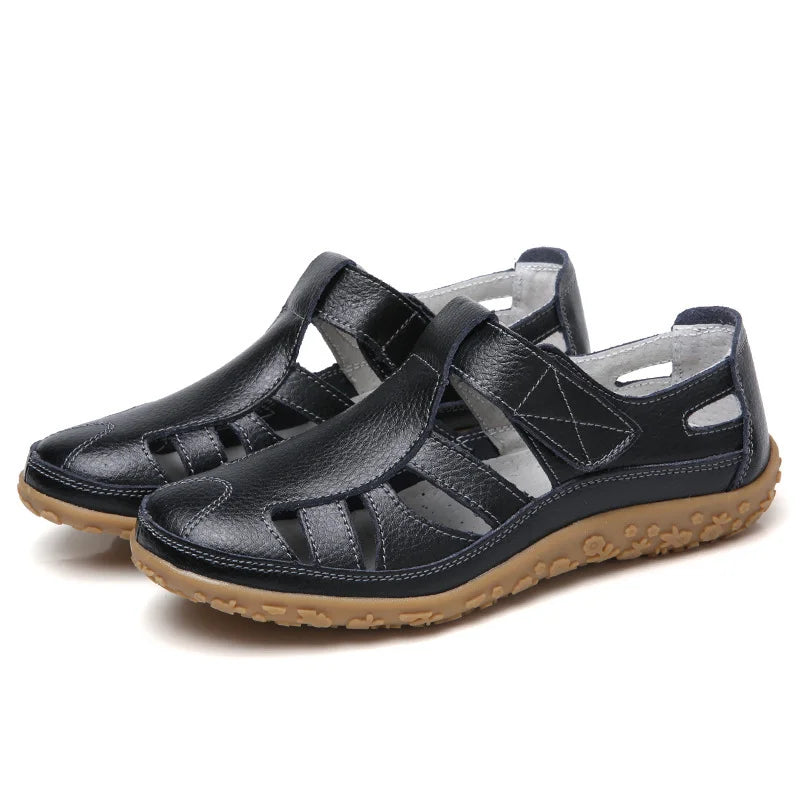 Women's Closed-Toe Orthopedic Sandals with Non-Slip Sole