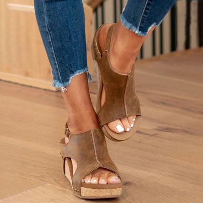 Ergonomic Open-Toe Sandals with Adjustable Straps
