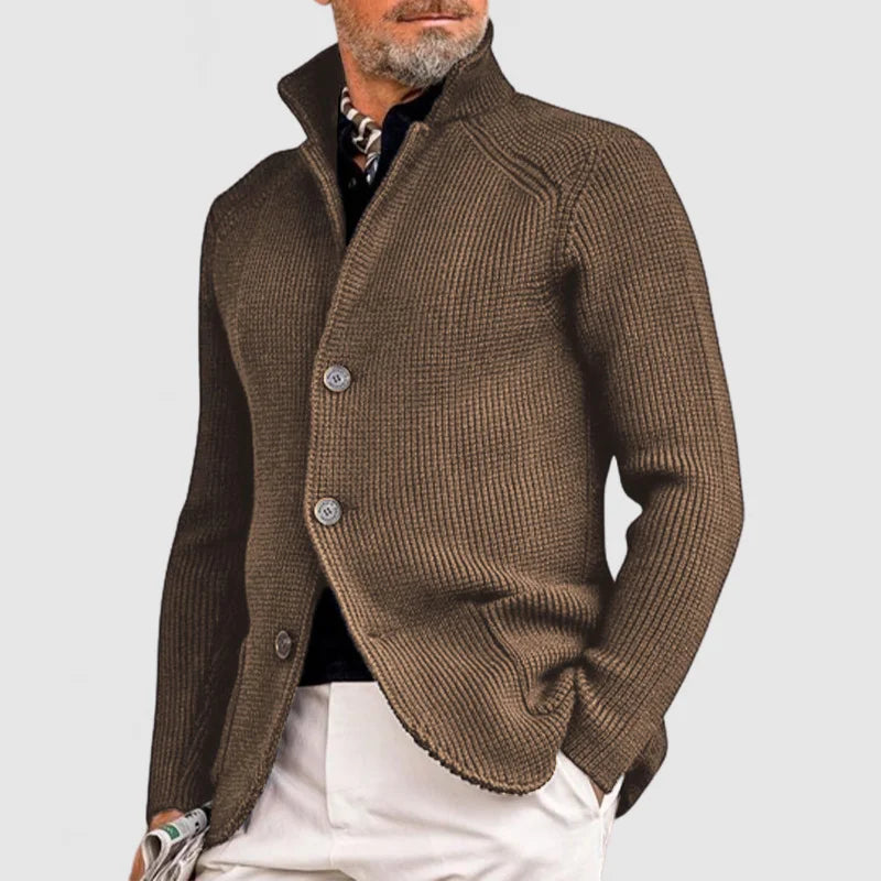 Men’s Knit Button-Up Cardigan
