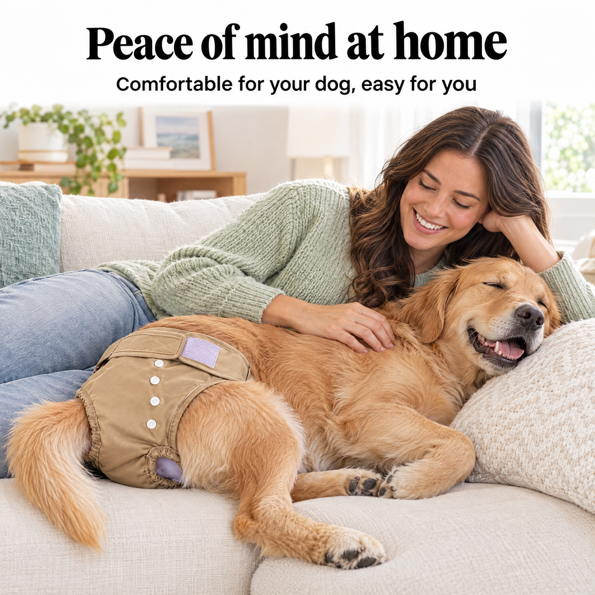 Female dog diapers for peace of mind at home