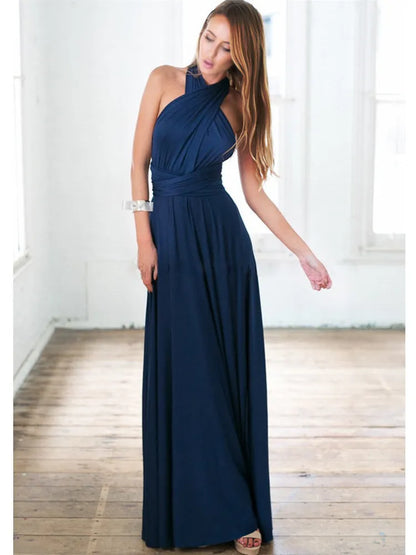 Chic Long Red Boho Dress for Women