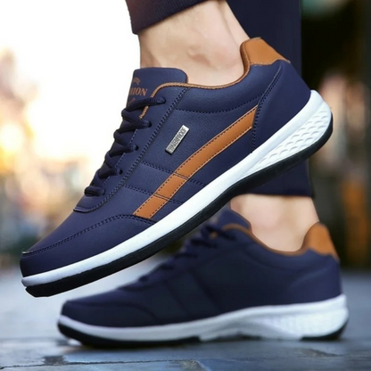 Men's Cushioned Walking Sneakers with Arch Support