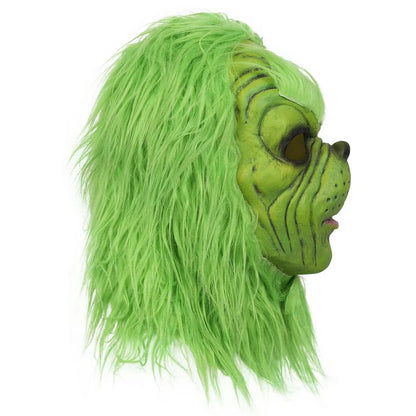 Festive Green Character Costume and Mask for Adults & Kids