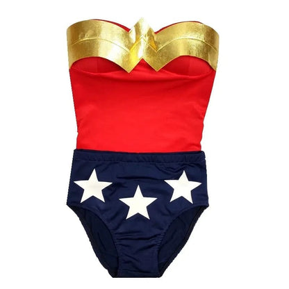 Vintage Superhero Cosplay Costume with Accessories