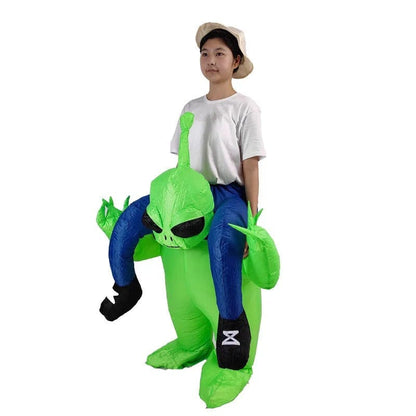 Inflatable Alien Carrying Costume for Kids and Adults