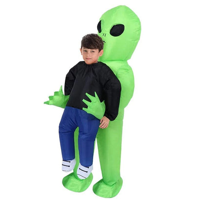Inflatable Alien Carrying Costume for Kids and Adults