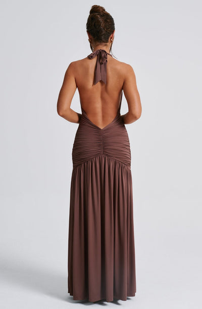 Elegant Maya™ Maxi Dress with Spaghetti Straps