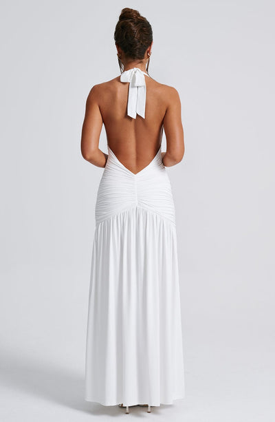 Elegant Maya™ Maxi Dress with Spaghetti Straps