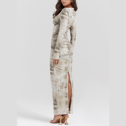 Chic Printed Maxi Dress for Every Occasion