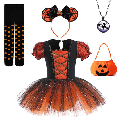 Girls’ Halloween Witch Dress