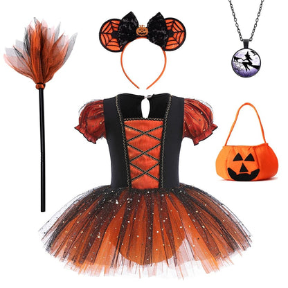 Girls’ Halloween Witch Dress