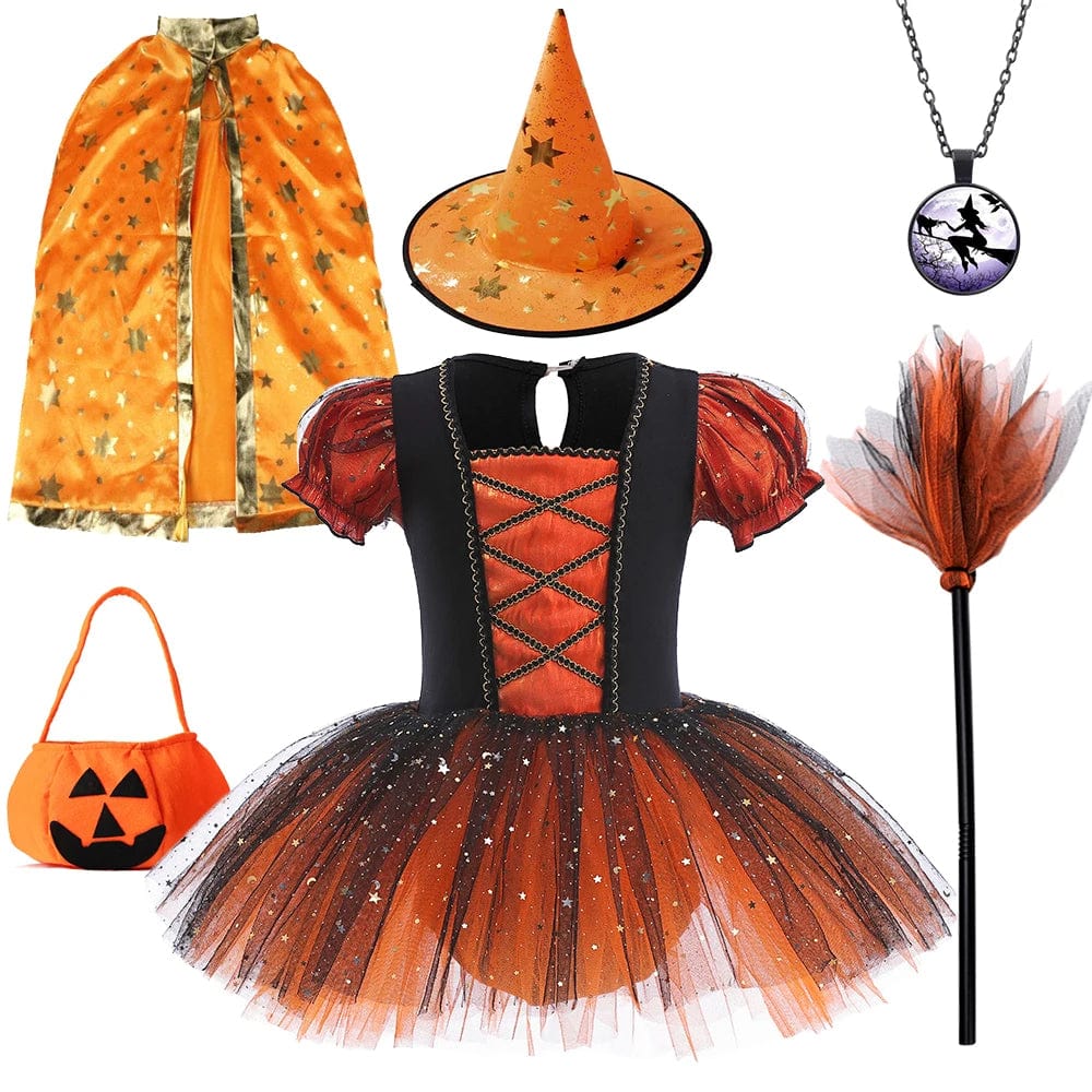 Girls’ Halloween Witch Dress